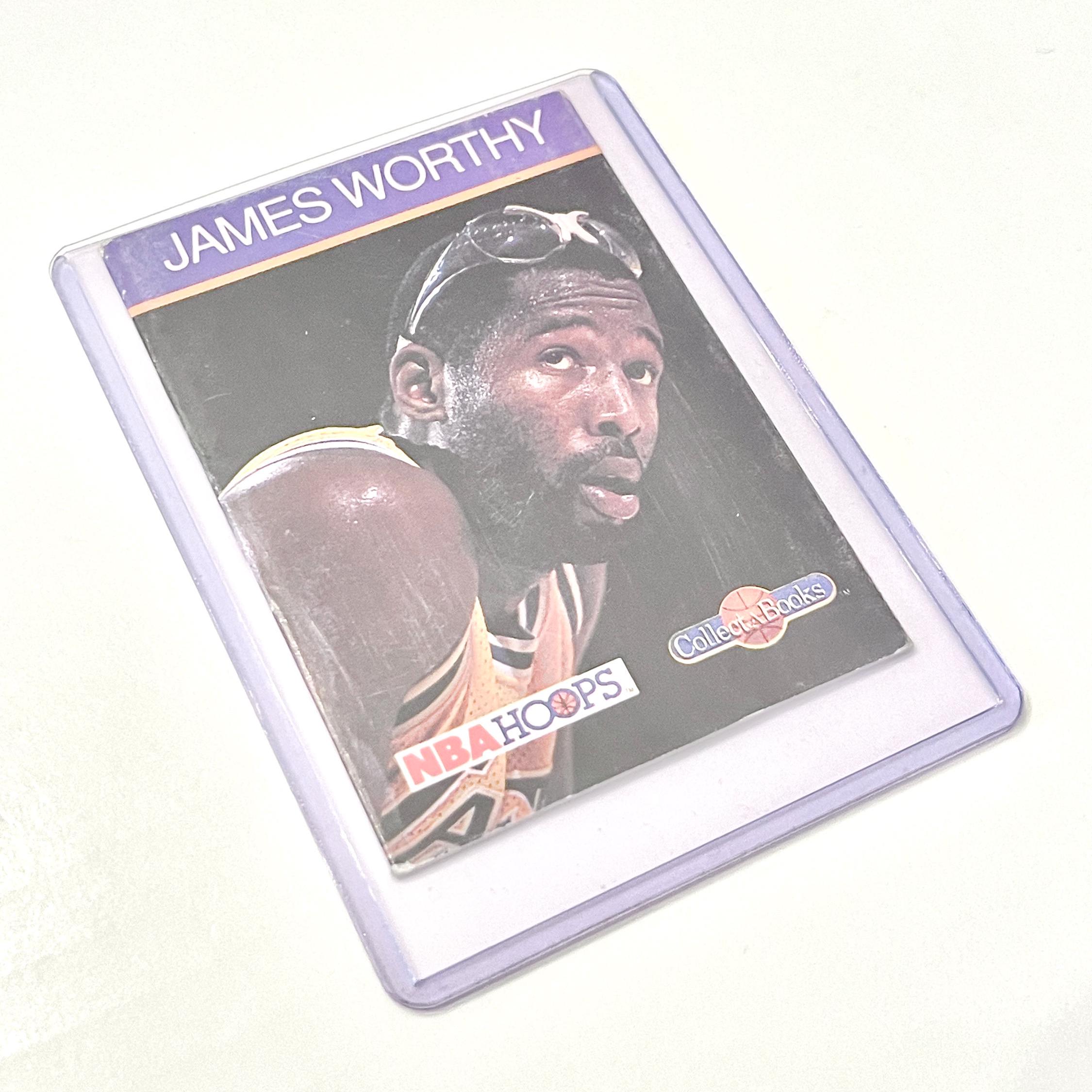 1990 James Worthy Collect A Book Lakers NBA Basketball Player