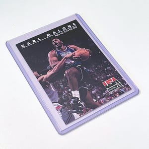 1992 Karl Malone Skybox 52 USA Basketball NBA All-Star Rekord Utah Jazz NBA Basketball Player Trading Card
