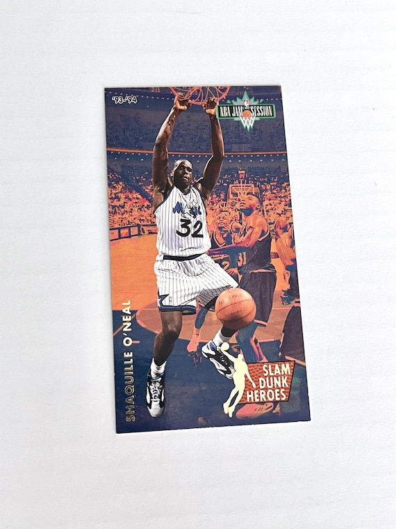 1993 Shaquille O'neal Fleer 7 of 8 NBA Jam Session Slam Dunk