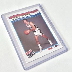 1991 John Stockton NBA Hoops 60 USA Basketball Team Dream Team Utah Jazz NBA Koszykarz Karta kolekcjonerska
