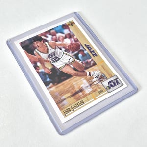 1991 John Stockton Upper Deck 136 Utah Jazz NBA Koszykarz Karta kolekcjonerska