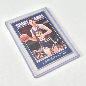 1992 John Stockton Sports Cards News 66 Utah Jazz NBA Basketball Player Trading Card