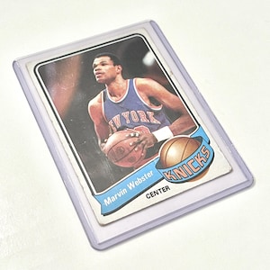 1979 Marvin Webster Topps 1969 NBPA 88 New York Knicks Joueur de basket-ball NBA Carte à collectionner