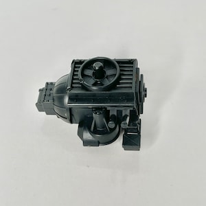 Zwarte snel te repareren aluminiumlegering dwarsmotor uit 1985 A.W.E. Striker met carter GI Joe Hasbro Action Figure Accessoires Wapens