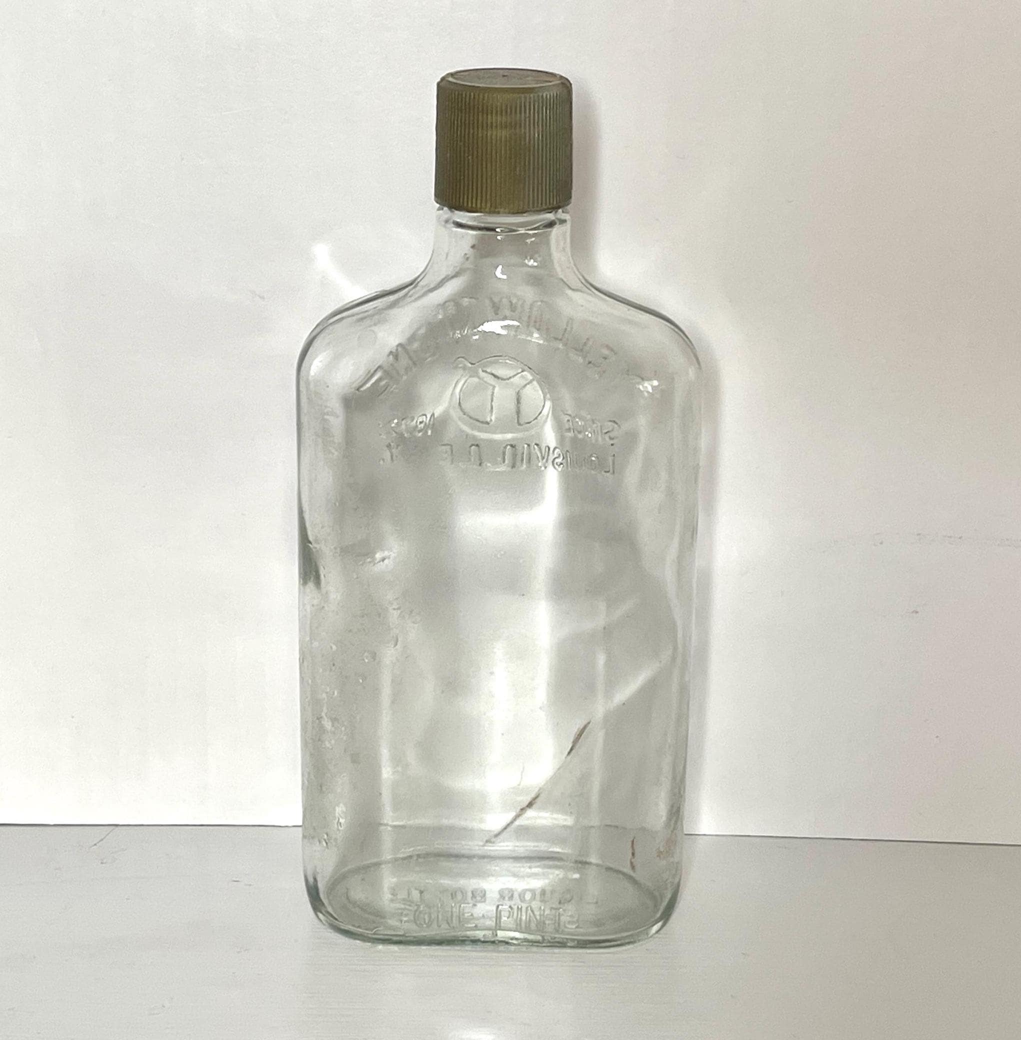 60s / 70s Yellowstone Whiskey Bottle Since 1872 Louisville Ky