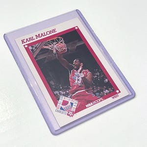 1991 カール・マローン NBA フープス 267 オールスター ユタ ジャズ NBA バスケットボール選手トレーディングカード