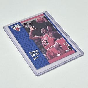 1991 Michael Jordan Fleer 29 Chicago Bulls NBA Jogador de Basquete Cartão Colecionável