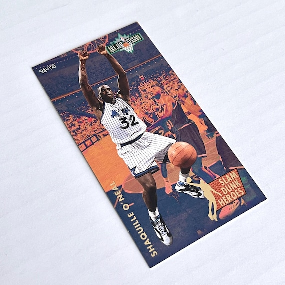 1993 Shaquille O'neal Fleer 7 of 8 NBA Jam Session Slam Dunk