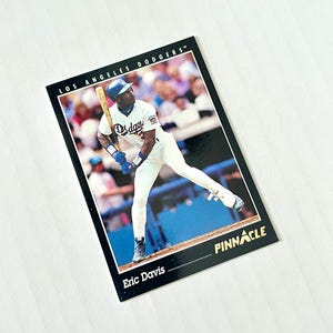 1993 Eric Daisy Score Pinnacle 429 Los Angeles LA Dodgers MLB Baseball Sammelkarte