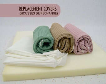 Housse de Rechange de Coussin Imperméable pour Lapin et Petits animaux – Matelas en Mousse de Remplacement