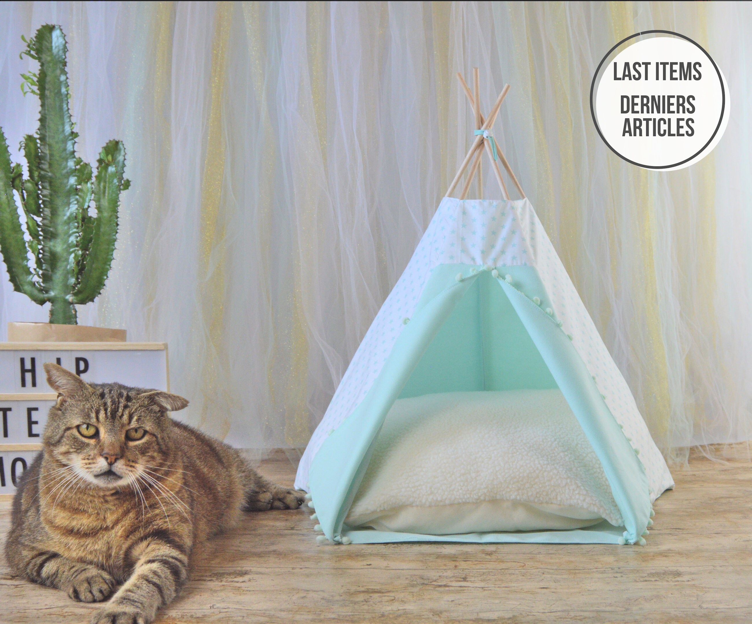 cat teepee tent