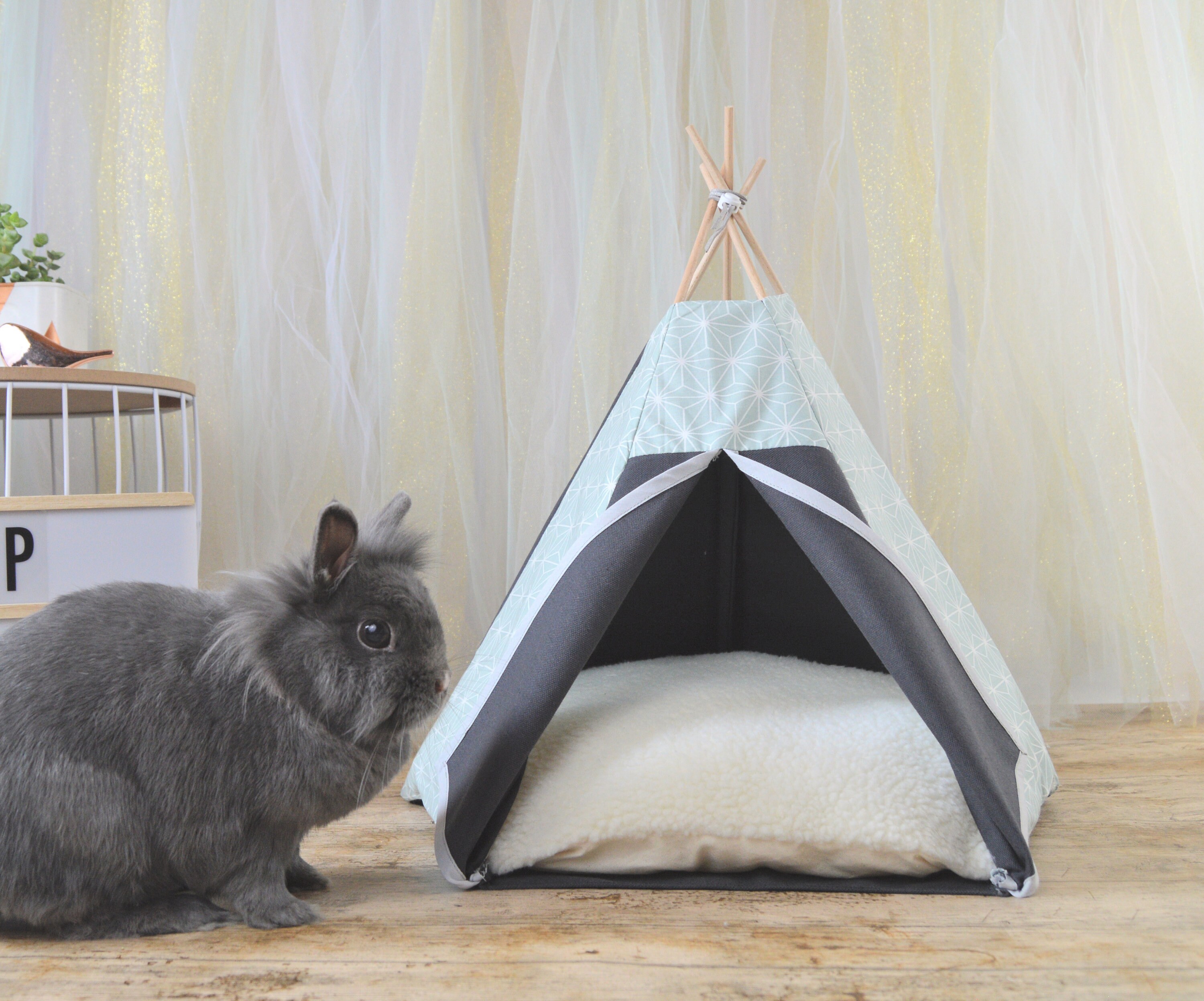 Guinea pig teepee tipi bunny teepee rabbit bed bunny house Etsy