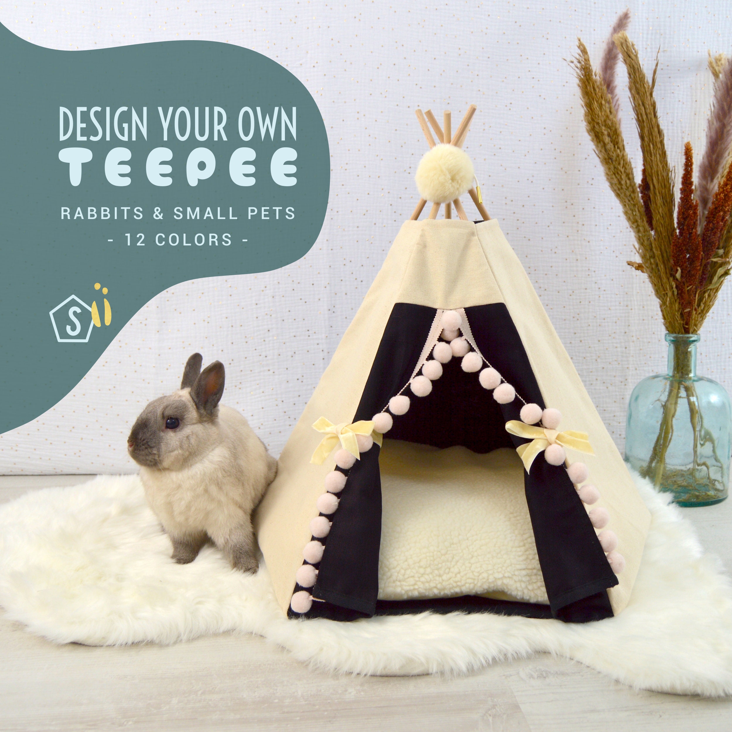 Willow tent top for rabbits