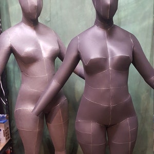 Female Mannequin TEMPLATES for eva foam