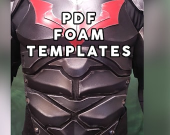 Universal Bat Armor foam TEMPLATES