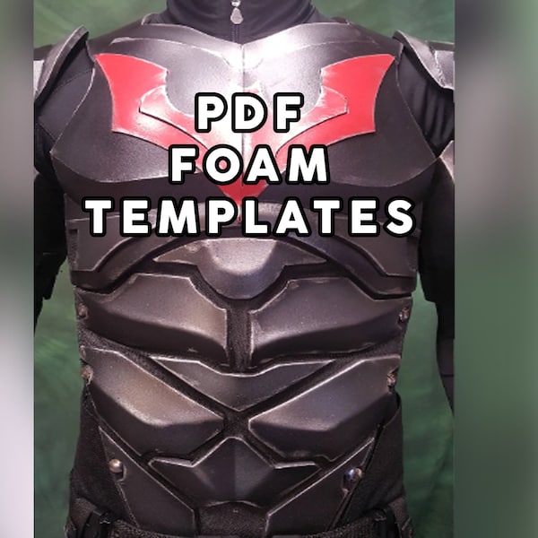 Universal Bat Armor foam TEMPLATES