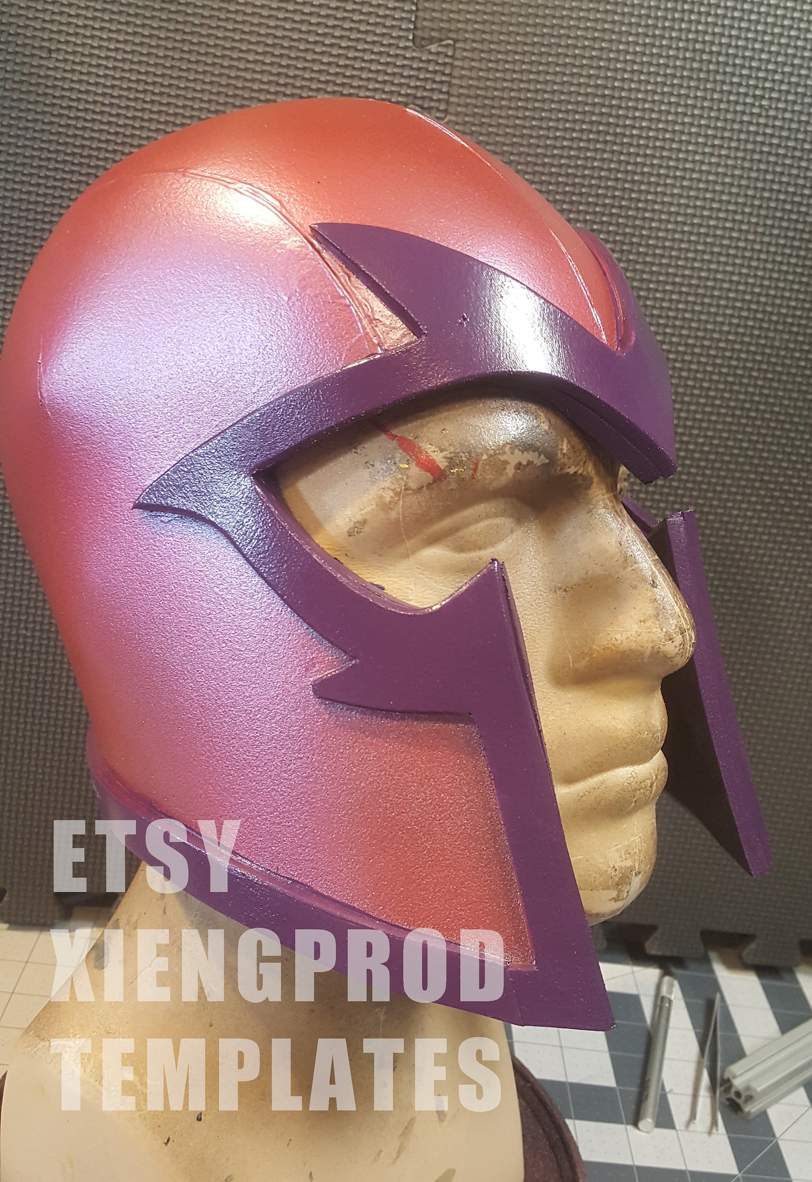 Foam Helmet TEMPLATE Etsy