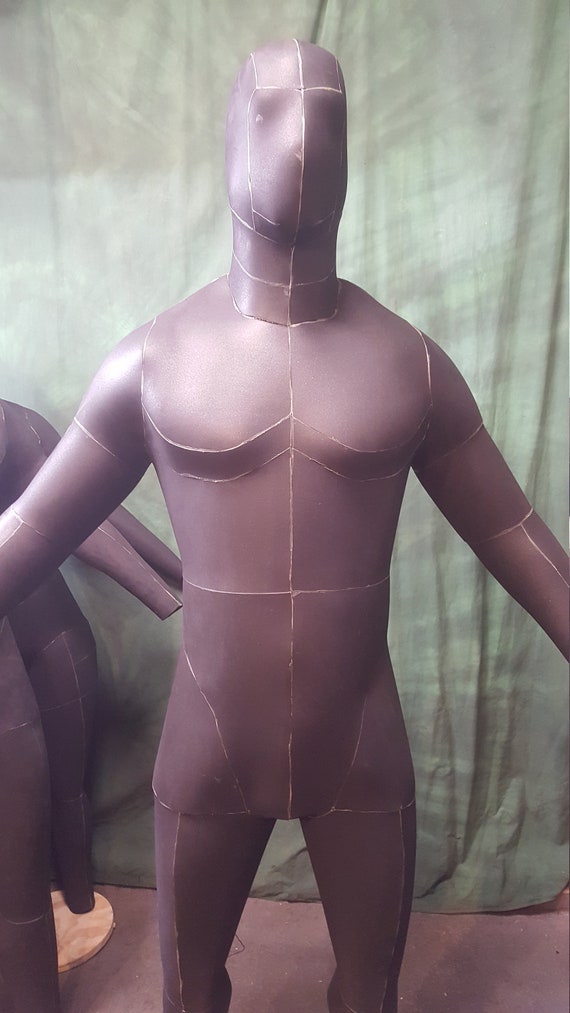 Male Mannequin TEMPLATES for EVA foam