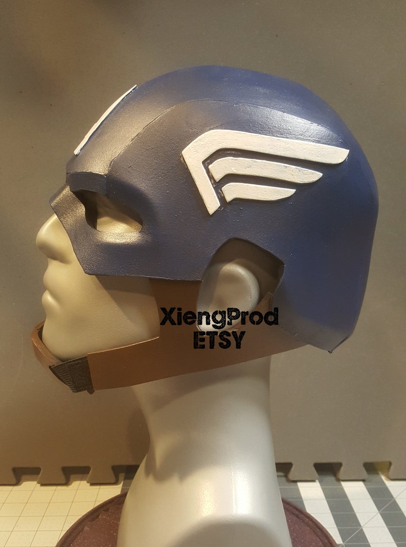 Captain America Foam Helmet TEMPLATE Etsy