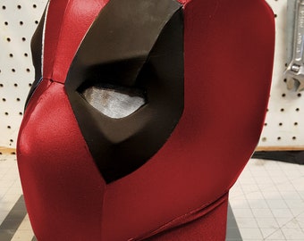 DeathPool XForce foam Helmet TEMPLATES