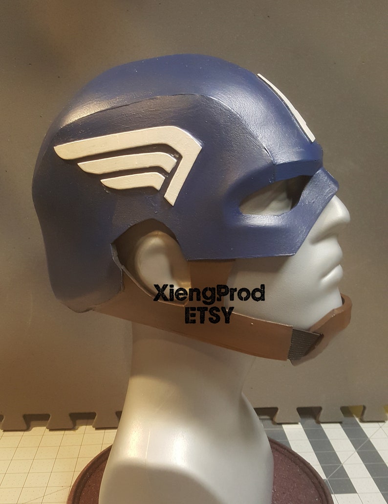 Captain America foam helmet TEMPLATE Etsy
