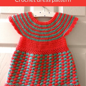 Crochet TUTORIAL / Pattern girl dress / SHELL stitch crochet dress tutorial / ALL children sizes / comes with table of measurements