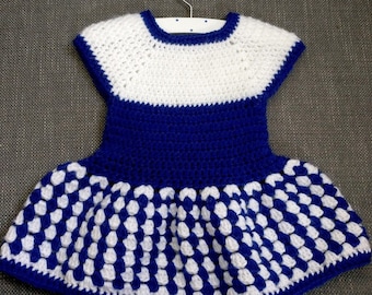 GIRL Dress Crochet PATTERN / TUTORIAL / Crochet Girl dress Pattern / All children sizes / Crochet Pattern girl dress Baby / Toddler / Child