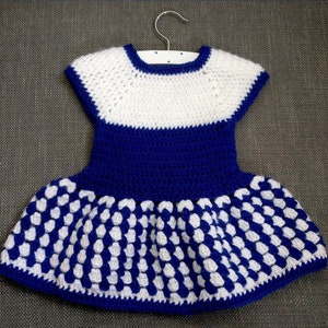 GIRL Dress Crochet PATTERN / TUTORIAL / Crochet Girl dress Pattern / All children sizes / Crochet Pattern girl dress Baby / Toddler / Child