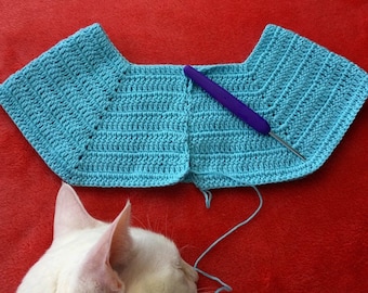 How to crochet OPEN SQUARE YOKES - Detailed tutorial with step by step instructions and pictures for all ages - With table of measurements
