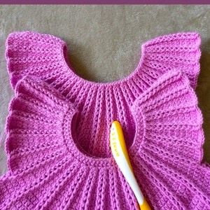 Crochet TUTORIAL / PATTERN Top down circular yokes  Crochet circular yoke Beginner friendly crochet pattern - ALL Sizes