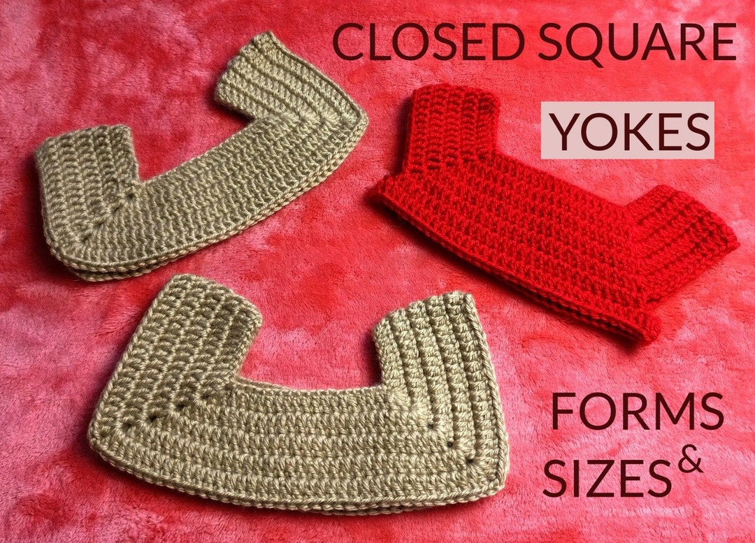 CROCHET TUTORIAL / How to Crochet Closed Square YOKES / Crochet Top