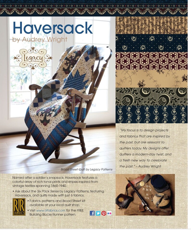 Haversack By Legacy Charm Packs