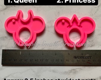 Mouse Ear HeadBand Mold , Mini headband keychain , Mouse headband mold , head band mold, princess head band mold, Queen mold, princess mold