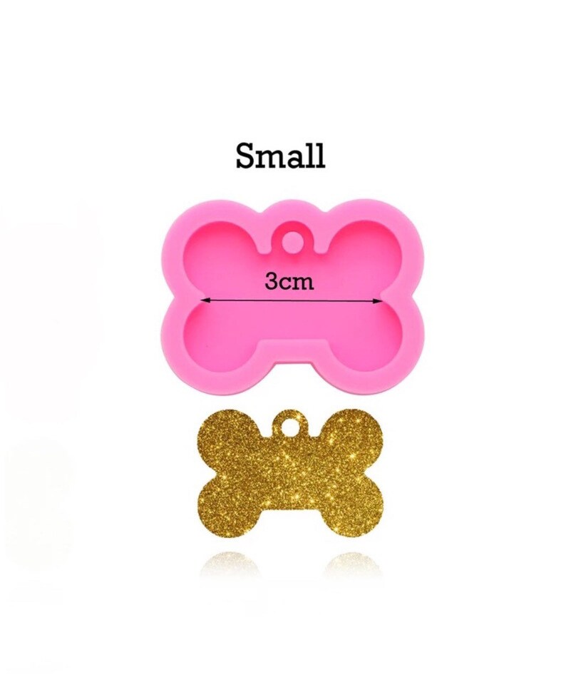 Dog Bone Mold Dog Bone Keychain Mold. Dog Tag Mold. Large Etsy