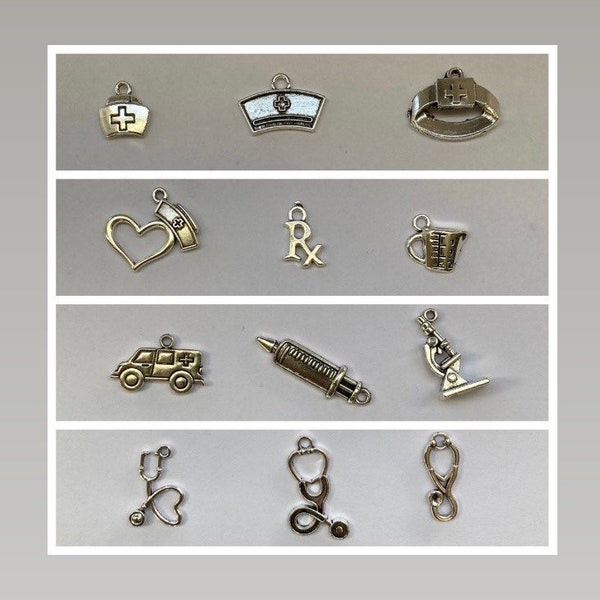Nurse Charms Etsy