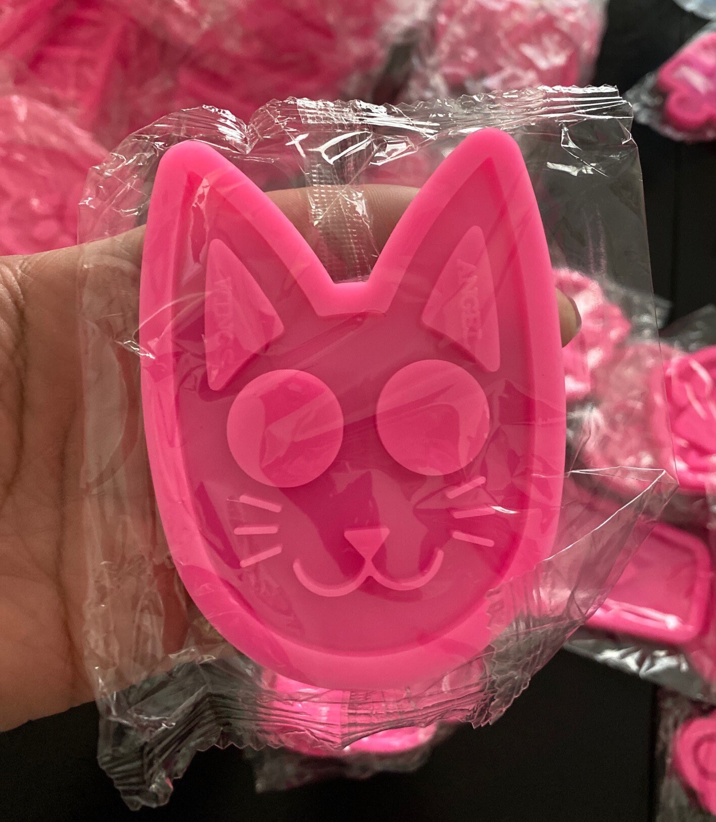 Silicone Cat Head Mold Cat Mold Keychain Mold Cat Mold Silicone Mold Self Defense Keychain Mold Defense Cat Mold
