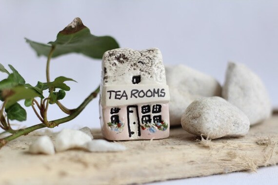 Lcac Thumb Print Cottages Tea Room Single Clay Ceramic Etsy