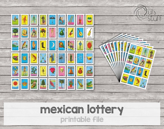 Mexican lottery in spanish