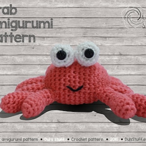 Amigurumi crab pattern