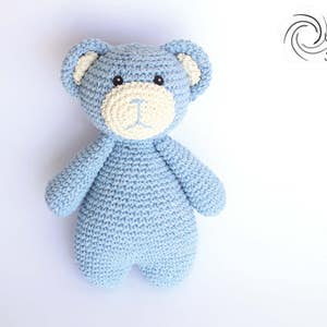 Bear amigurumi, crochet bear, teddy bear amigurumi image 1