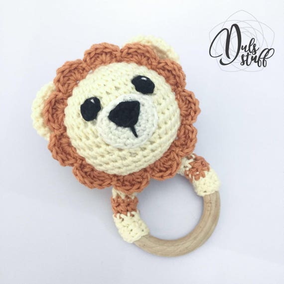 Sonajero Crochet Madera Sonajero Conejo Comprar En Luqui Baby Stuff
