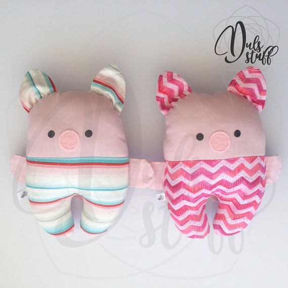 Rag pig, soft pig, fabric pig, safety toys, pig toys, stuffed toy Il_570xn