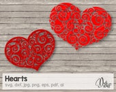 Corazones svg, corazones, cricut, corazon corte, archivo de corte, svg, dxf, jpg, png, eps, pdf, ai, corazón, San Valentín svg, San Valentín