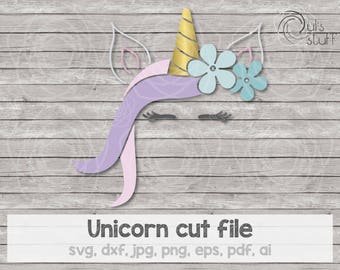 Unicorn svg, unicorn silhouette svg, unicorn cricut svg, unicorn scan n cut, cut files, svg, dxf, jpg, png, eps, pdf, ai