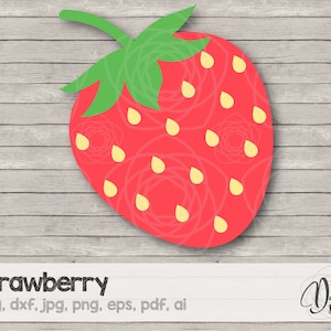 Strawberry svg, strawberry cricut, strawberry silhouette, strawberry, strawberry cut files, svg, dxf, jpg, png, eps, pdf, ai
