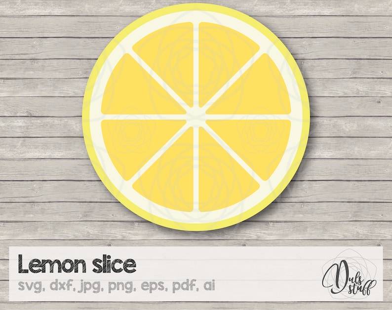 Lemon slice svg lemon slice cricut lemon slice silhouette ...