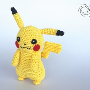 Crochet Pikachu, amigurumi, Pikachu, Pikachu amigurumi