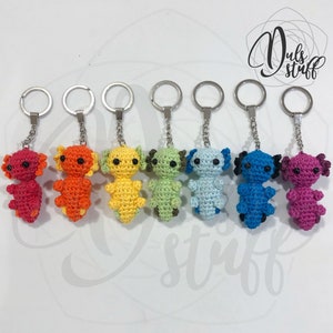Axolotl keychain, crochet axolotl, amigurumi axolotl, axolotl gift, axolotl, crochet axolotl, albino axolotl, axolotl gift