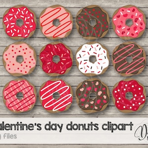 Valentine&#39;s Day donut images, donut clipart, Valentine&#39;s Day, Valentine&#39;s Day donuts, Valentine&#39;s Day, hearts clipart, heart