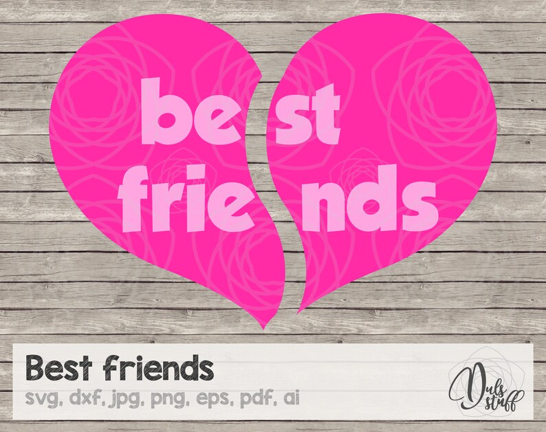 Free Free 189 Best Friends Svg Heart SVG PNG EPS DXF File